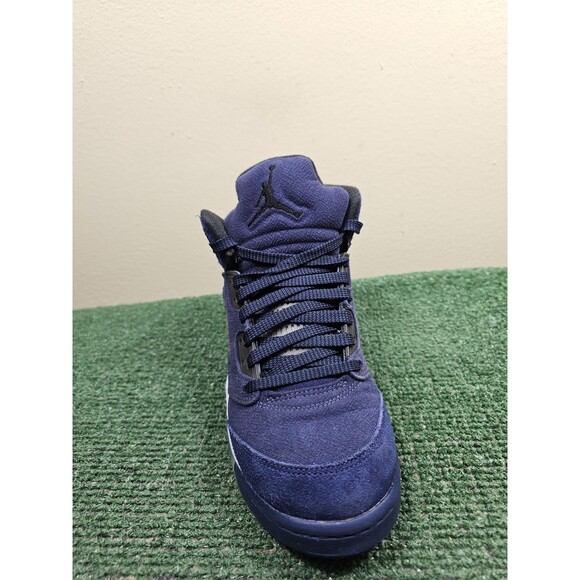 Size 7Y 8.5W - Air Jordan 5 Retro SE GS Midnight Navy FN5452-400 Georgetown - Picture 7 of 14